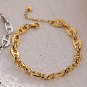 💛Gold plated chain bracelet